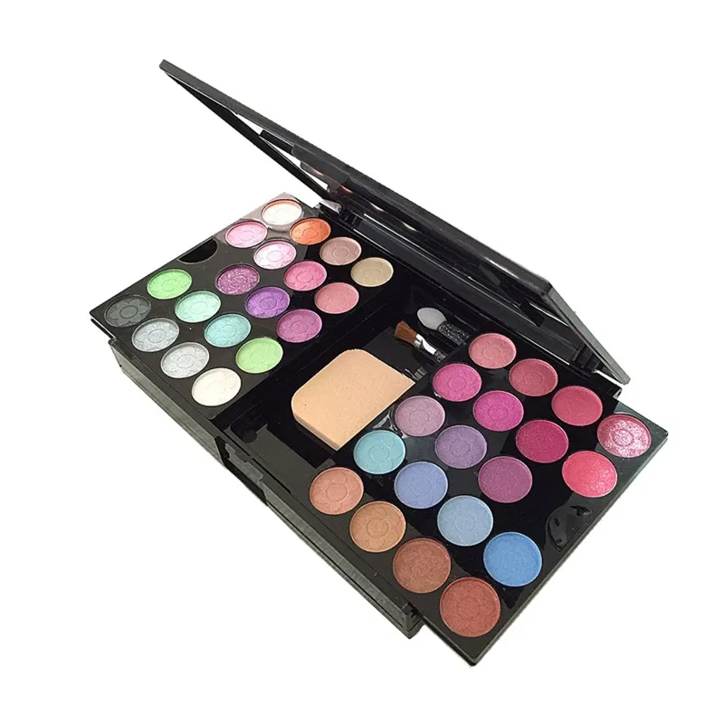 Professional All In One Makeup Kit Palette Women's Face Beauty Eyeshadow Blush Powder With Mirror
