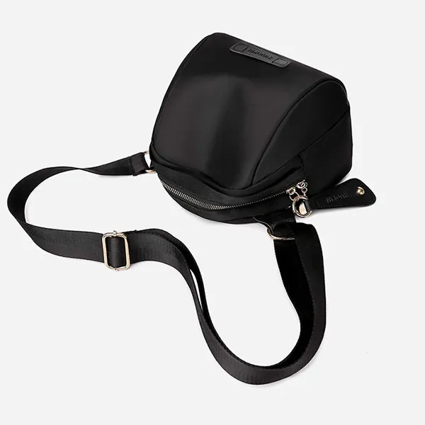 Fashionable Women's Oxford Cloth Adjustable Strap Zip Closure Shoulder Crossbody Bag