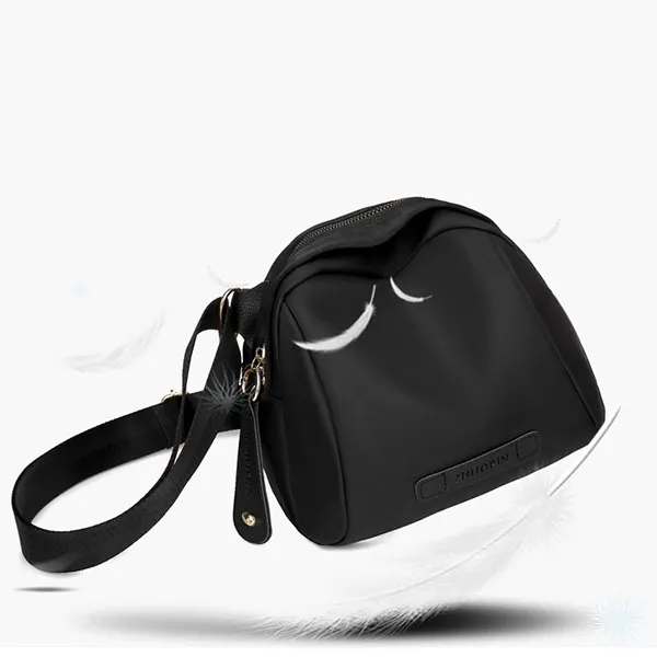 Fashionable Women's Oxford Cloth Adjustable Strap Zip Closure Shoulder Crossbody Bag