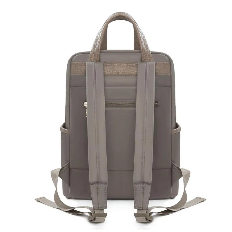 Quilted Design Zip Closure Adjustable Strap Outdoor Travel Convertible 2 In 1 Backpack
