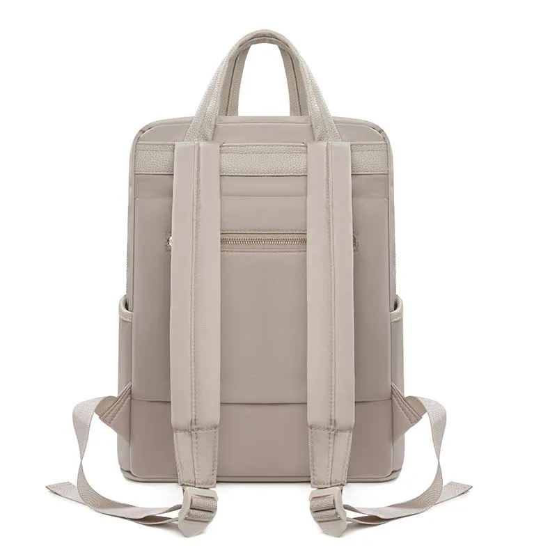 Quilted Design Zip Closure Adjustable Strap Outdoor Travel Convertible 2 In 1 Backpack