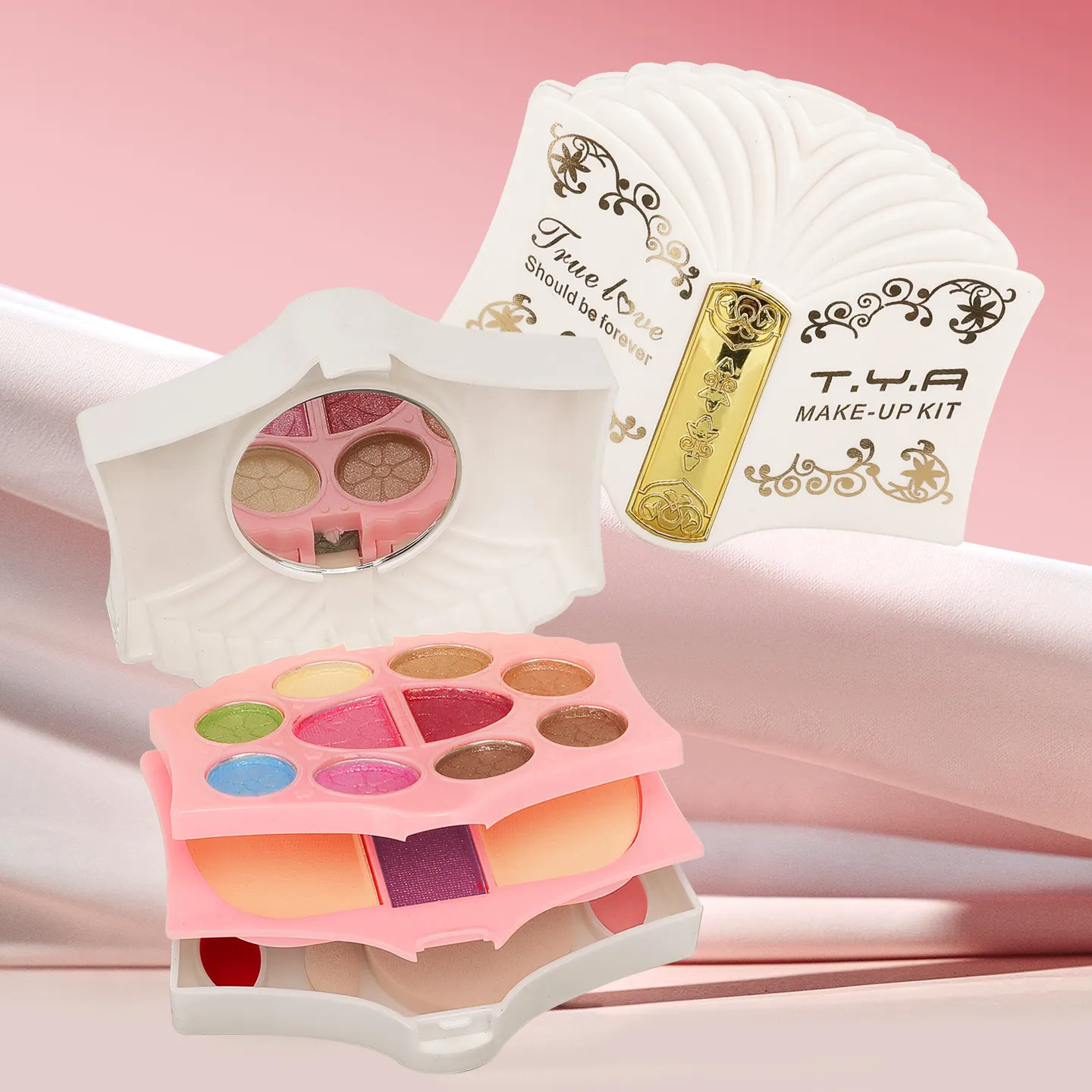 Women's Makeup Kit Eyeshadow Blush Travel Friendly All in One Face Multicolor Beauty Palette