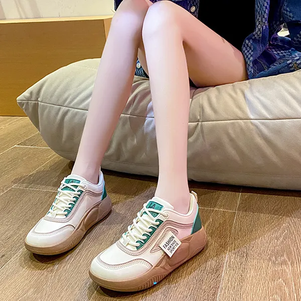 Stylish Soft Thick Sole Street Style Popular Platform Shoes Sneakers