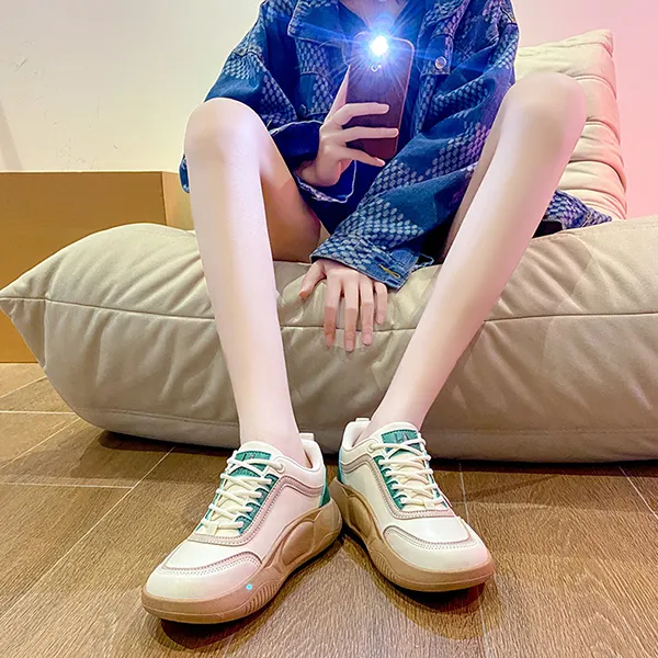 Stylish Soft Thick Sole Street Style Popular Platform Shoes Sneakers
