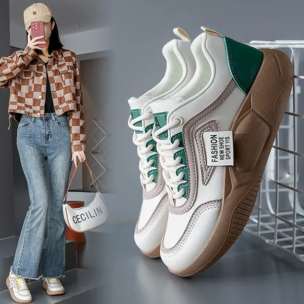 Stylish Soft Thick Sole Street Style Popular Platform Shoes Sneakers