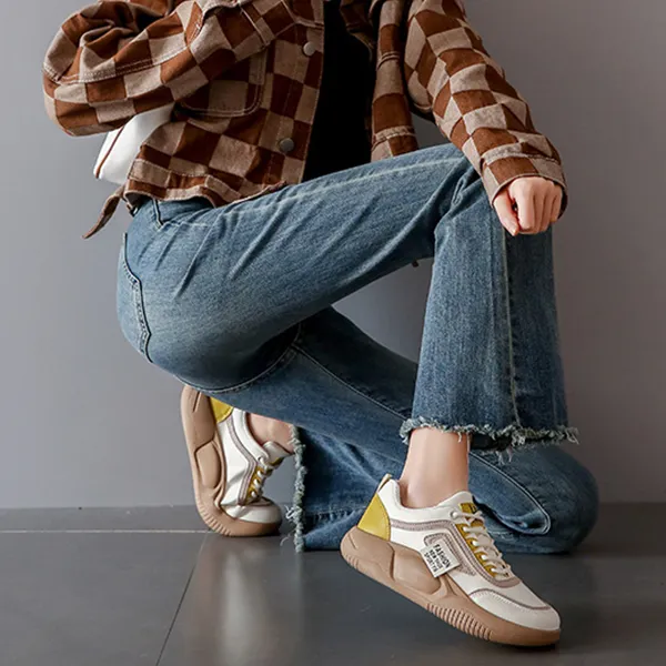 Stylish Soft Thick Sole Street Style Popular Platform Shoes Sneakers