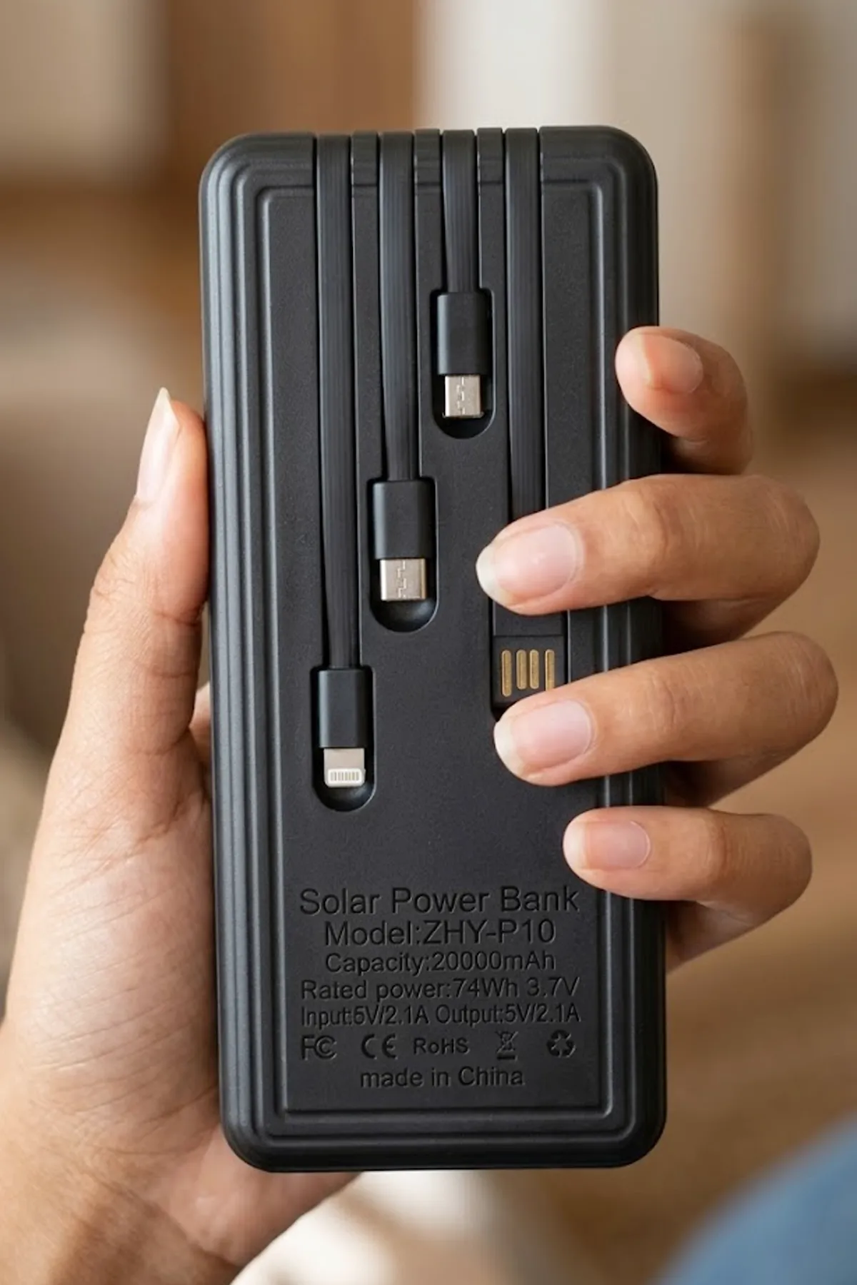 High Quality 2 In 1 Solar Charging Mobile Power Bank Large Battery Fast Charging Station - 20000 Mah