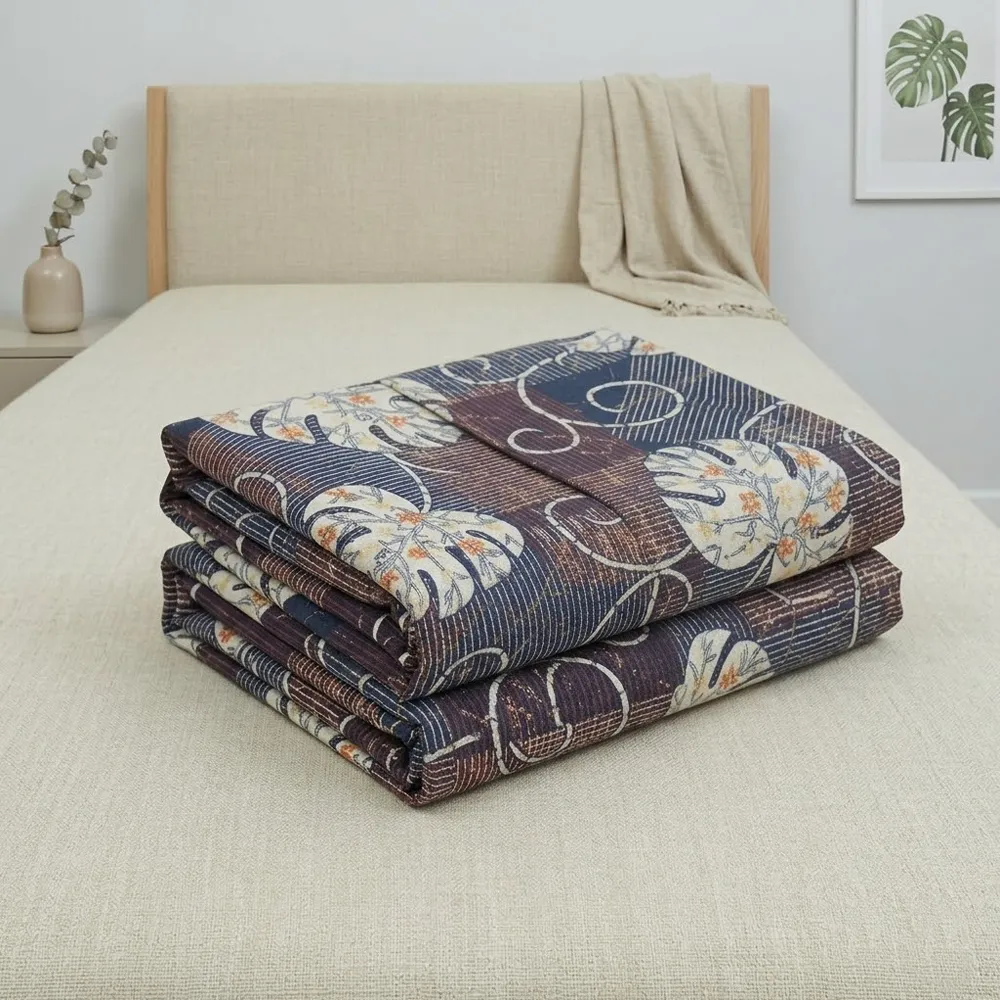 Zipper Closure Single Bedsheet With Matching Pillow Quality Fabric Fitted Sheet Cover - 100x200