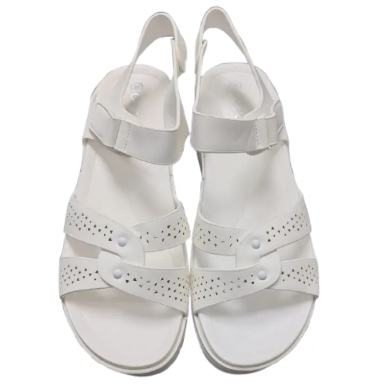 Women’s Lightweight White Open-Toe Platform Sandals