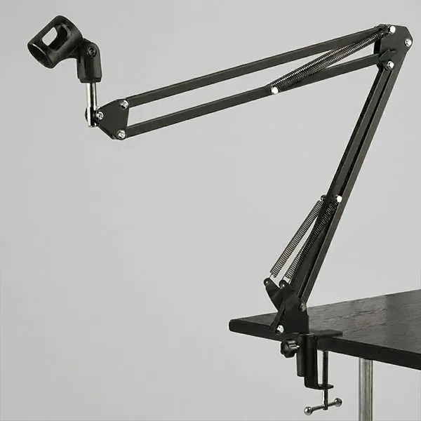 Adjustable Desk Metal Desktop Arm Stand For Professional Recording Microphone