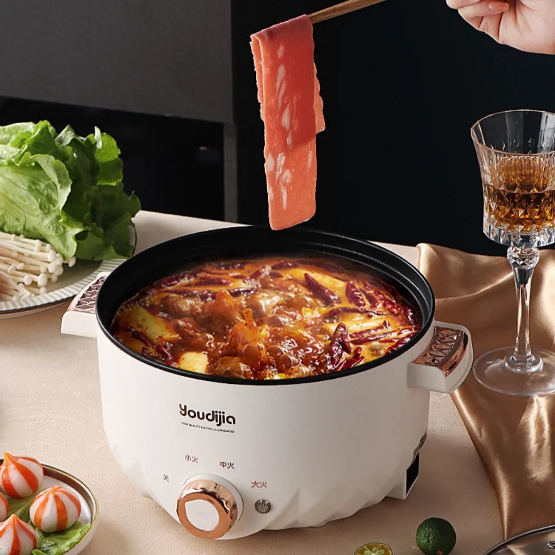 3L Double Layers Cooking Pot Rice Noodles Eggs Cooker Boiler Electric Steamer