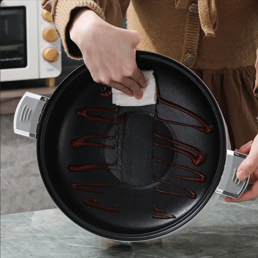 Multi Function Electric Pot Small Micro Pressure Large Hot Pot Noodle Cooker With Glass Lid