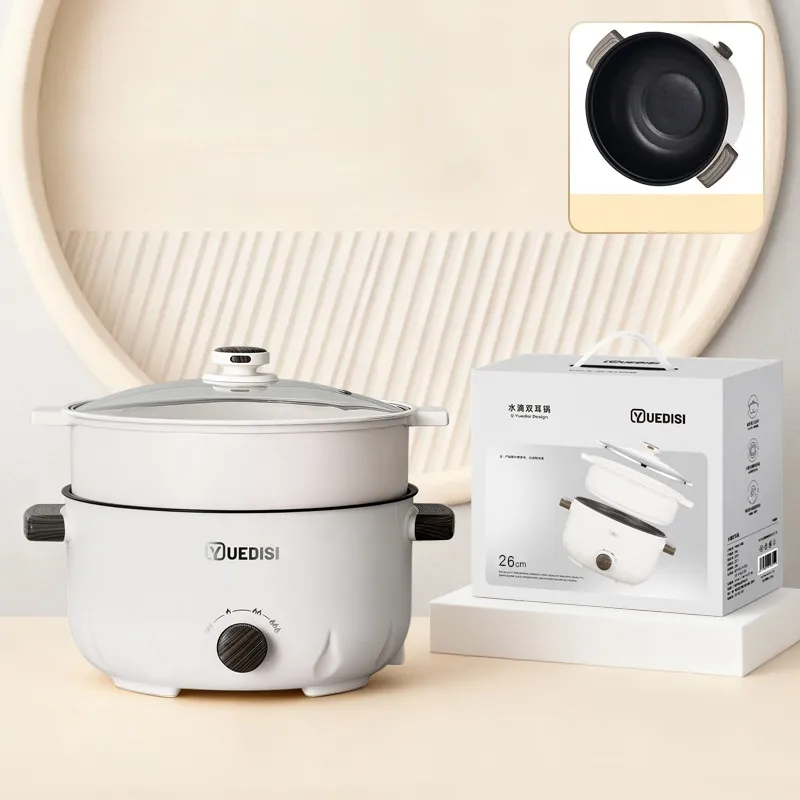 Electric Hot Pot And Multi-functional Electric Frying Pan Non Stick Steamer For Healthy Meals