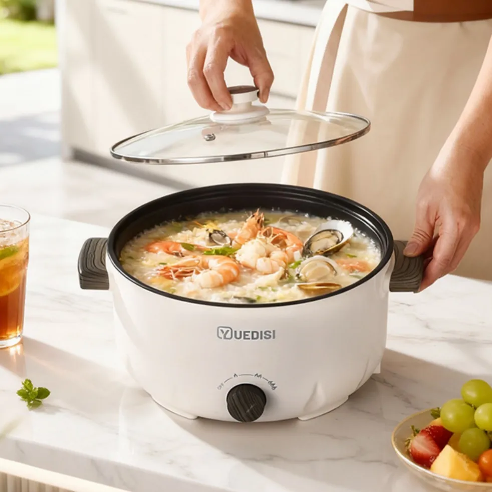 Electric Hot Pot And Multi-functional Electric Frying Pan Non Stick Steamer For Healthy Meals