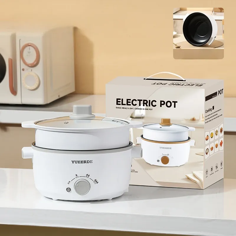28CM Large Capacity Electric Hot Pot Cooker For Easy Home Cooking