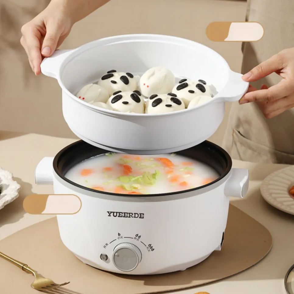 28CM Large Capacity Electric Hot Pot Cooker For Easy Home Cooking