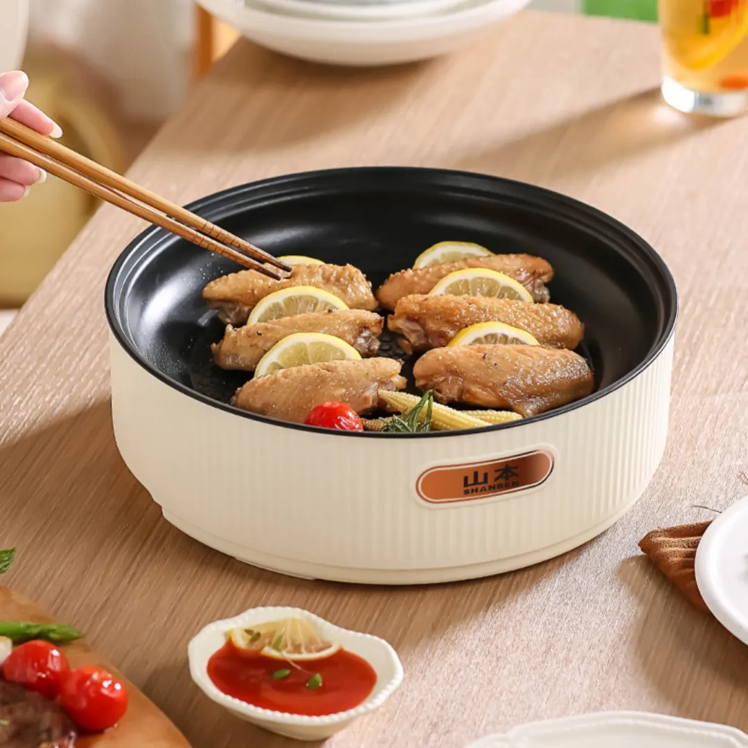Electric Cookware Korean Style Non Stick Multi Use Deep Barbecue Pan