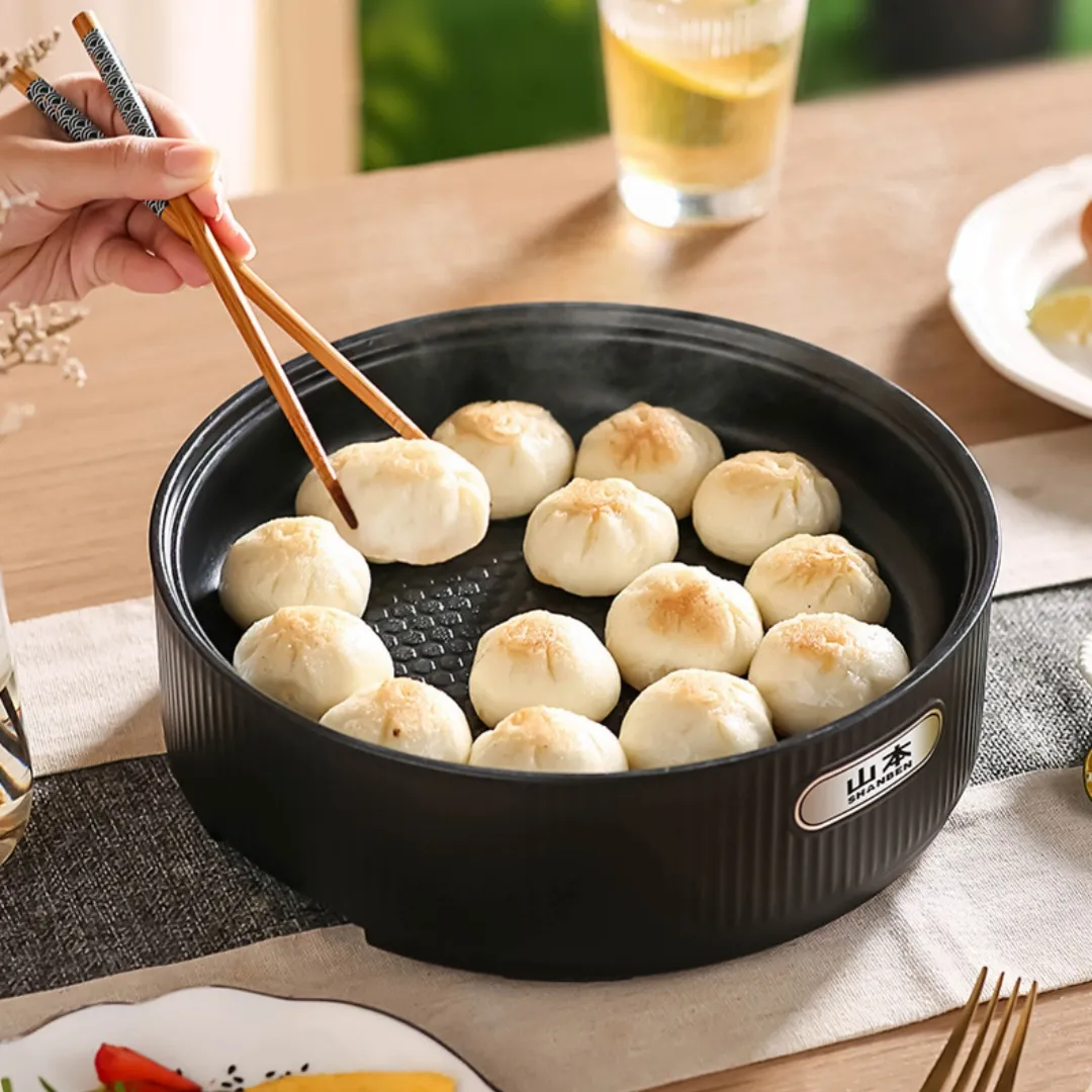 Electric Cookware Korean Style Non Stick Multi Use Deep Barbecue Pan