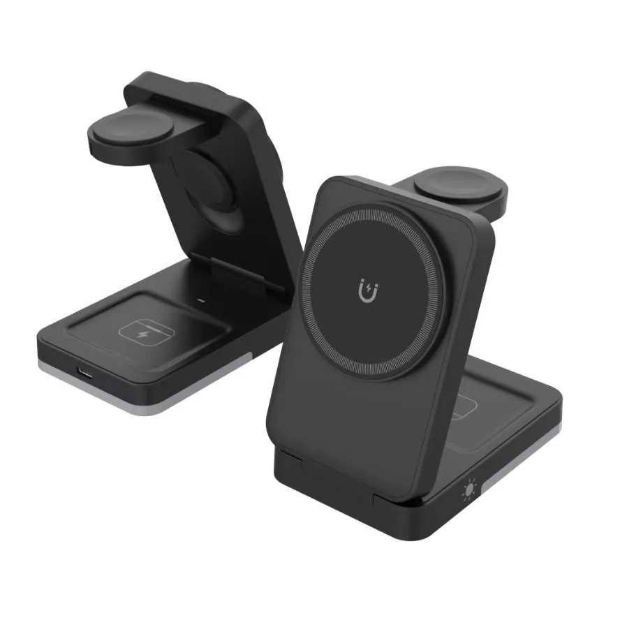 All-in-one Wireless Charging Station For Phone Watch And Earbuds Mobile Phone Stand