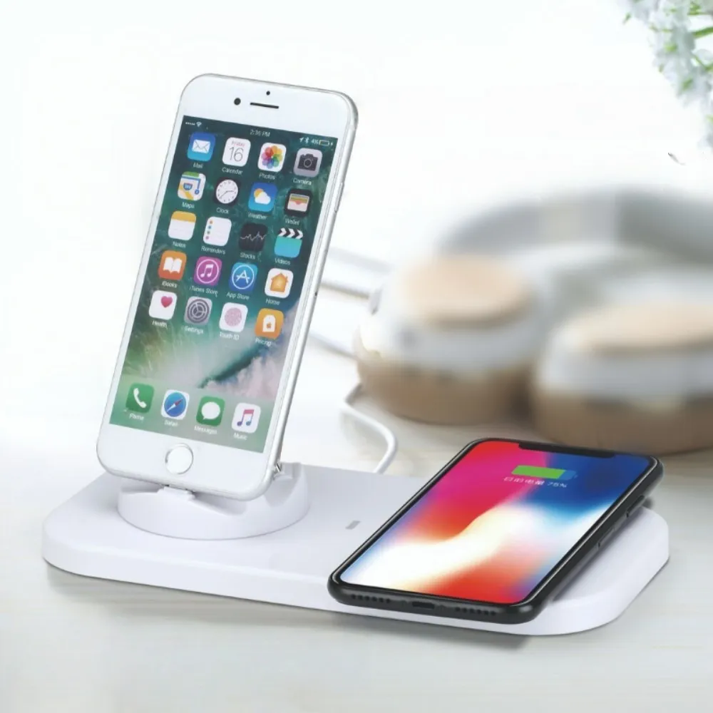 3 In 1 Mobile Phone Station Charger Samsung And I Phone Type C PIN Charging And NFC With Wireless