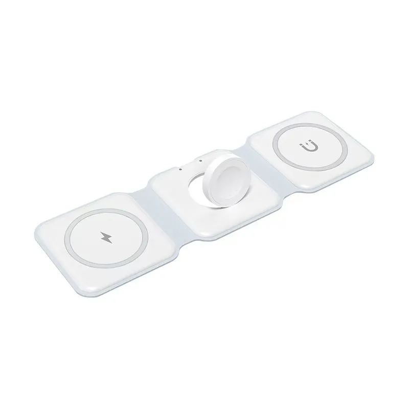 3-in-1 Wireless Charging Station For Phone, Watch, & Earbuds