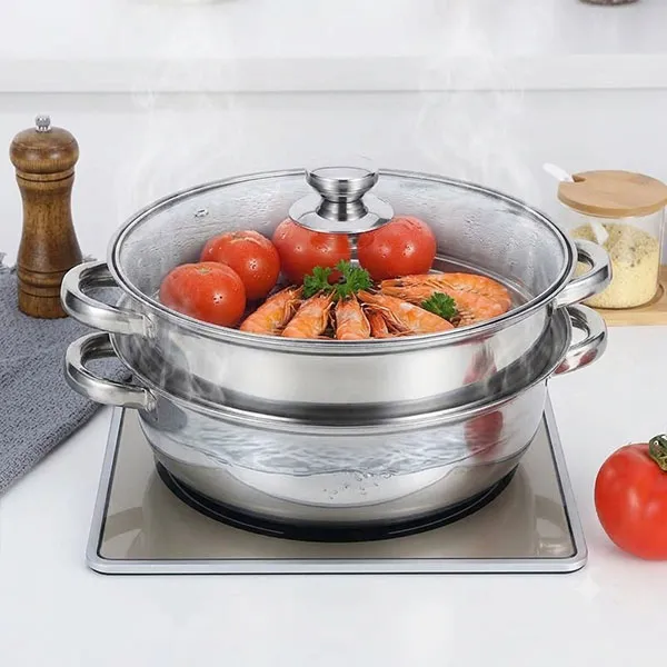 Stainless Steel Multi Functional Breakfast Hot Pot Steaming And Cooking Pot Set