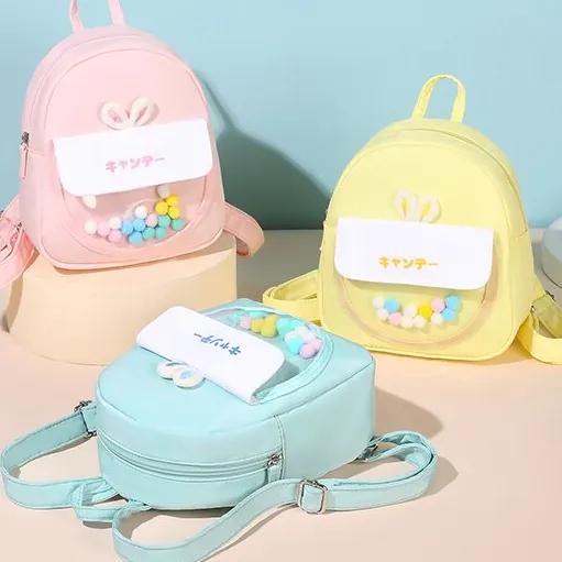 Rabbit Design Kids Back To School Bag Large Capacity Backpack Girls
