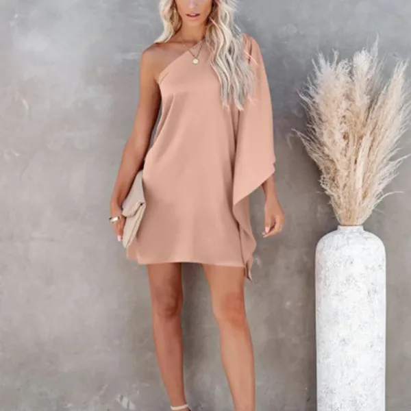 Casual Blouse For Women Plus Size Cover Ups Solid Party Dress