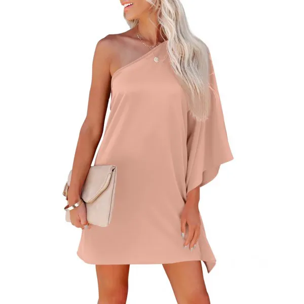 Casual Blouse For Women Plus Size Cover Ups Solid Party Dress