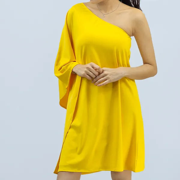 Casual Blouse For Women Plus Size Cover Ups Solid Party Dress