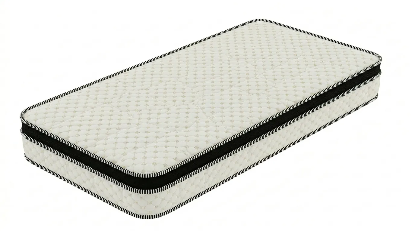 Euro Top Medical Foam Mattress 90 × 190 × 20 cm | Medium Firm Orthopedic Support | High Density Foam | Breathable Fabric | Single Bed