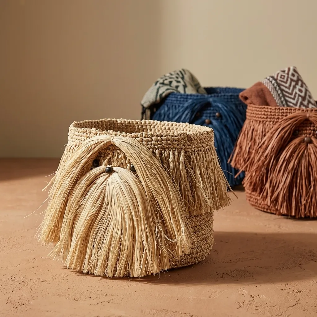 Handmade Shaggy Tasya Planter (Large)