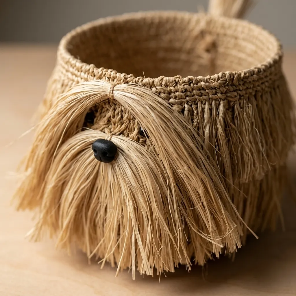 Handmade Shaggy Tasya Planter (Large)