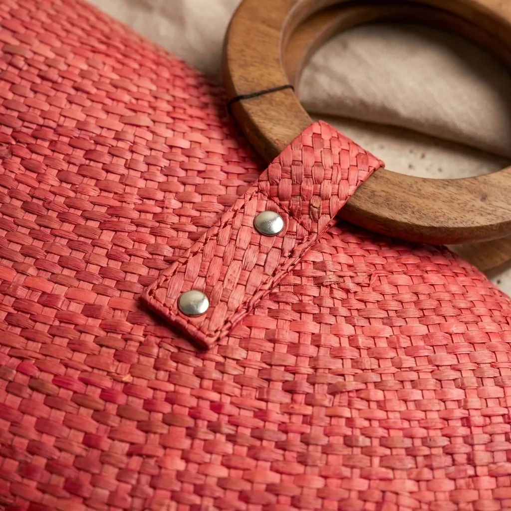 Handwoven Rose Luna Halfmoon
