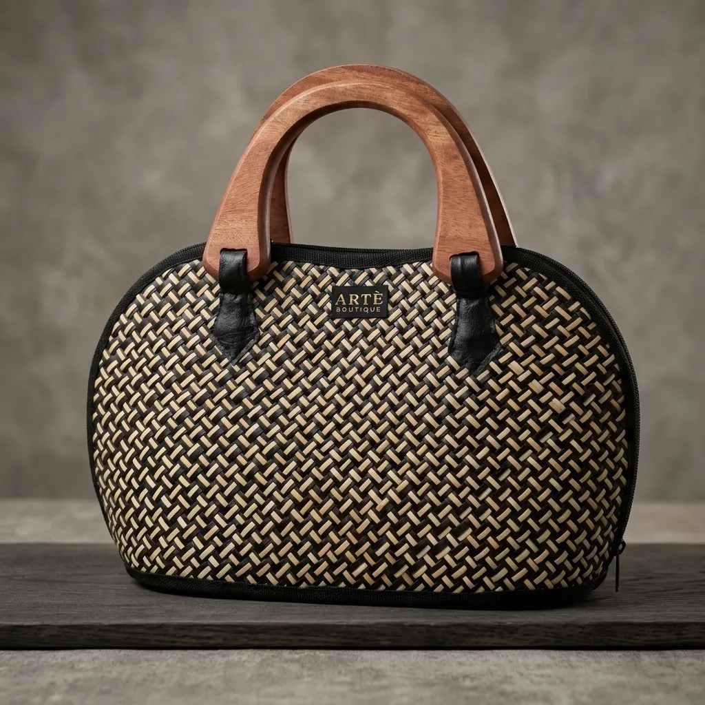 Handwoven Artisanal Arch Tote (001)