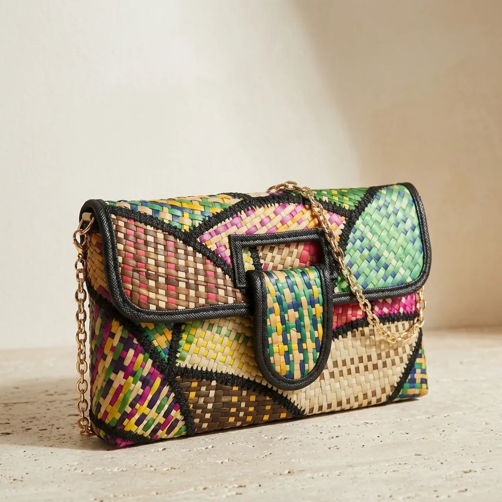 Artisanal Woven Clutch Bag 002