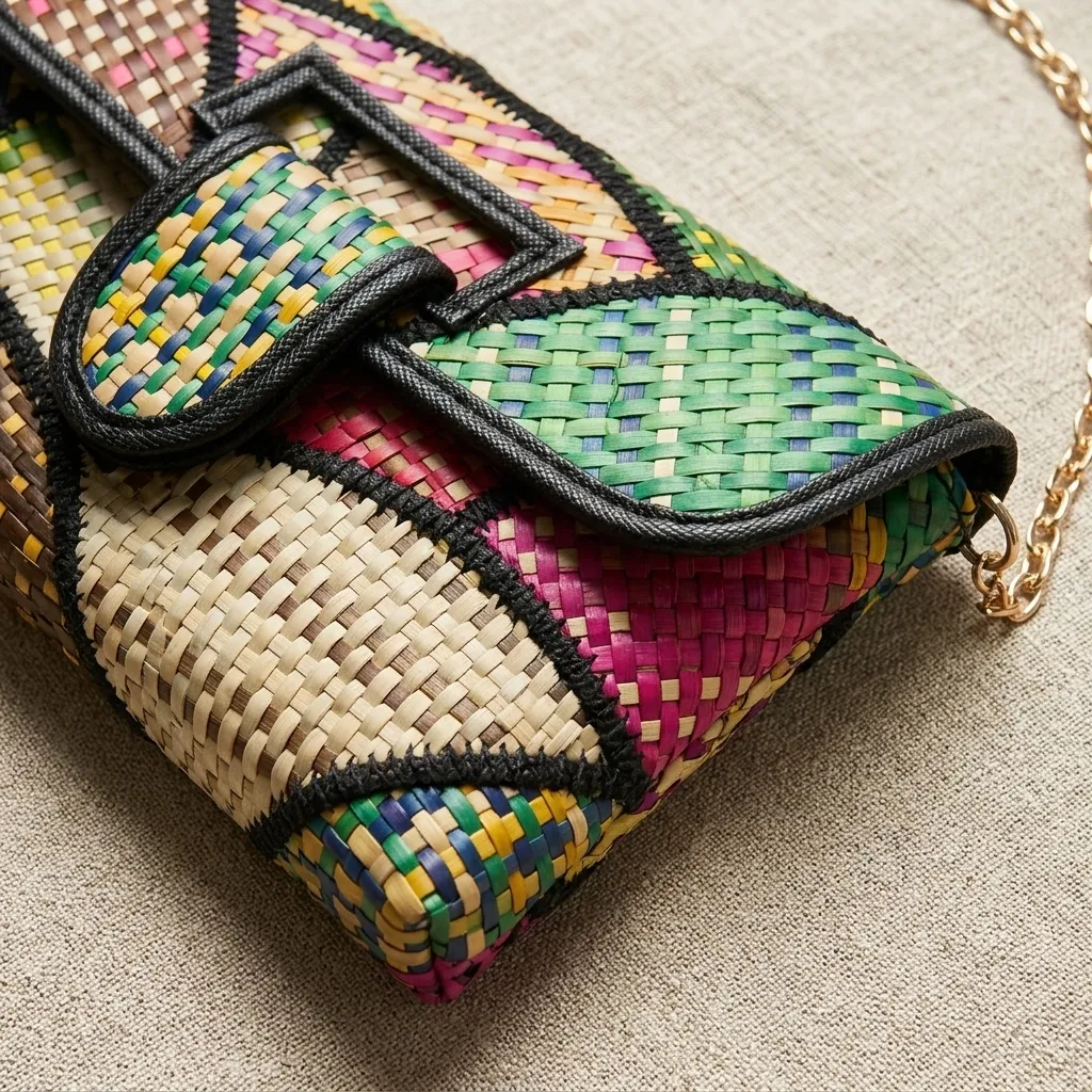 Artisanal Woven Clutch Bag 002