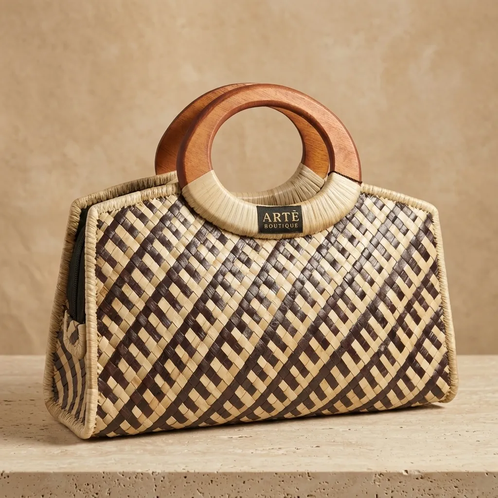 Artisan Woven Big Square Tote