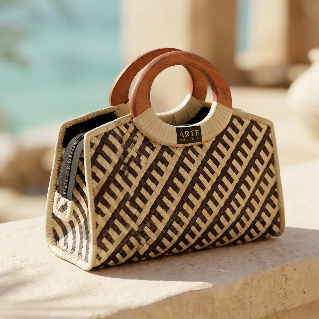 Artisan Woven Big Square Tote