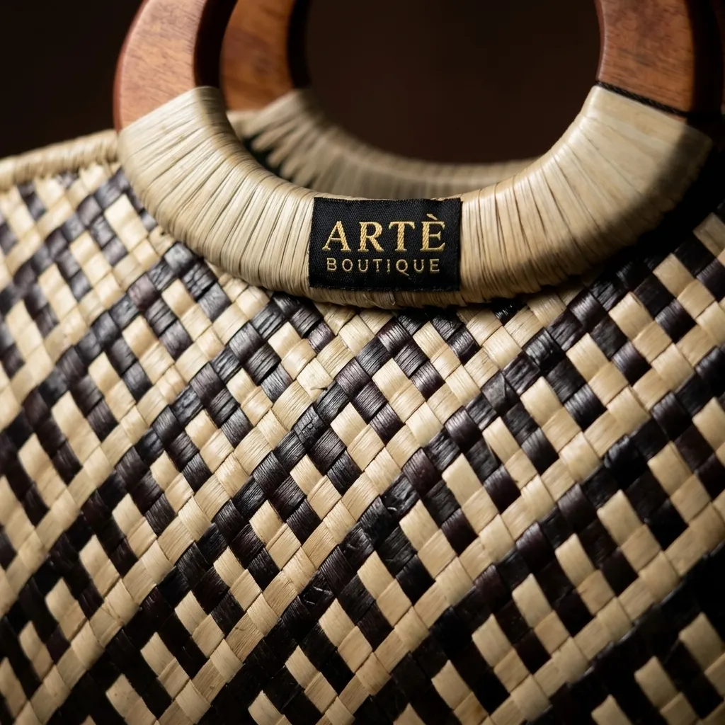 Artisan Woven Big Square Tote