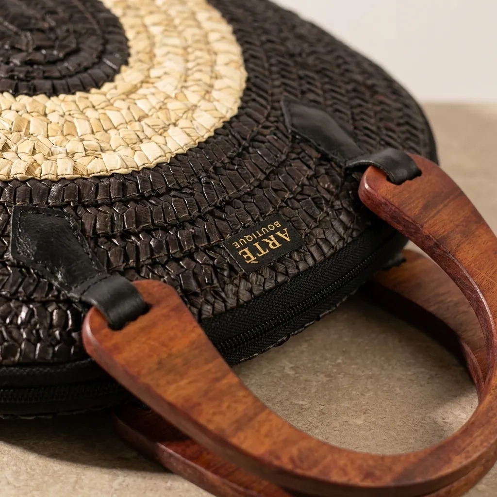 Artisan Arc Weave Handbag