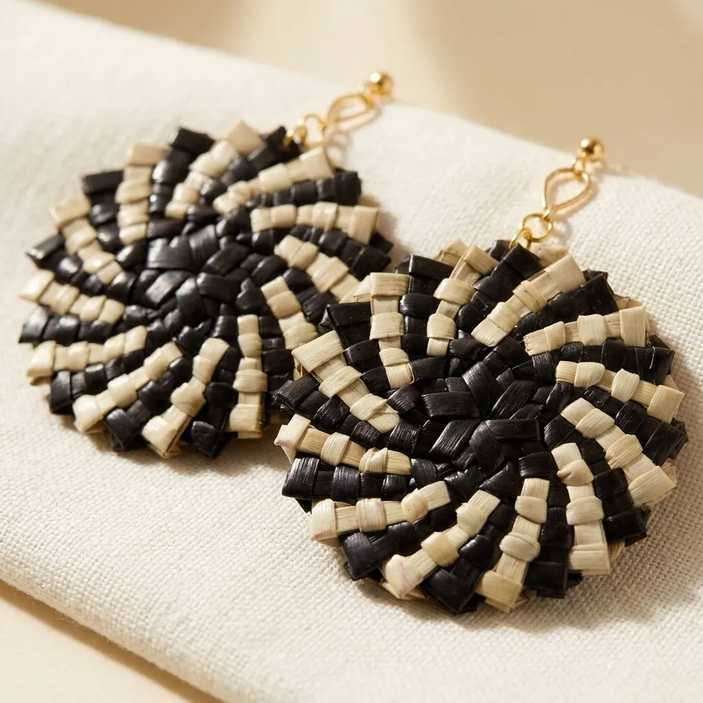 Handwoven Joy Bloom Earrings (Reg07)