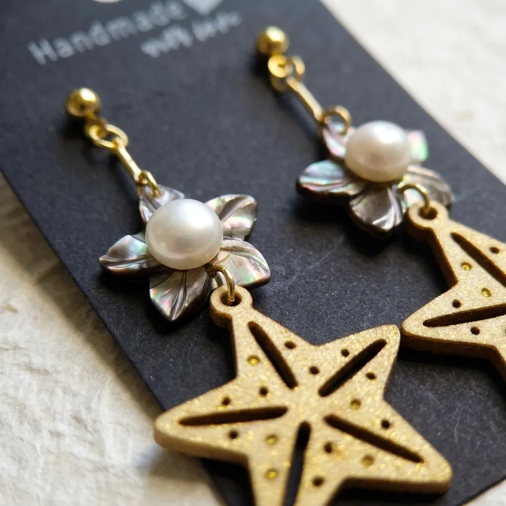 Handmade Water Pearl Starburst (Eng1)