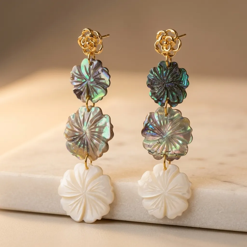Iridescent Flower Drop (AS04)