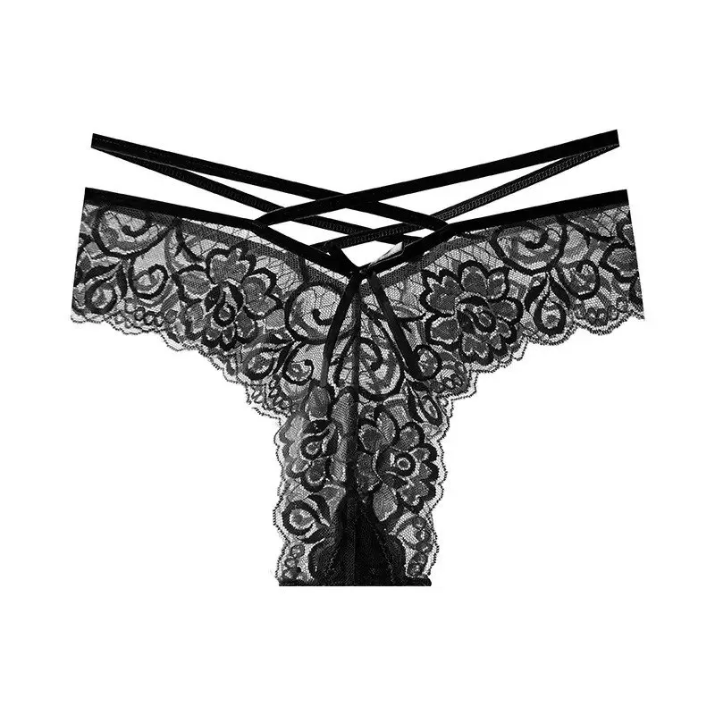 Lace Ladies Bikini Briefs Underwear Low Rise
