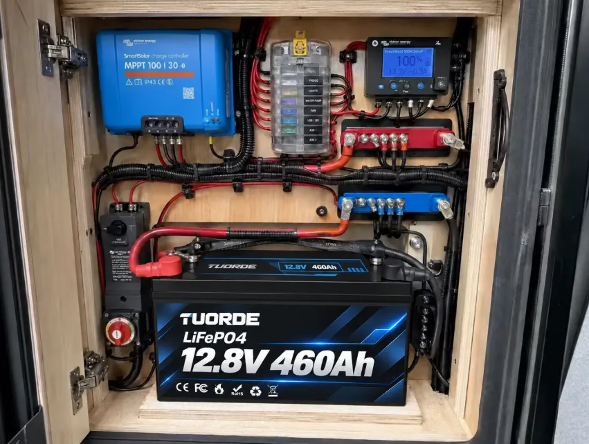 12V 460Ah Group 8D LiFePO4 Deep Cycle Battery