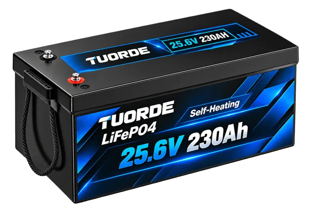 24V 230Ah Self-Heating LiFePO4 Lead-Acid Replacement Battery
