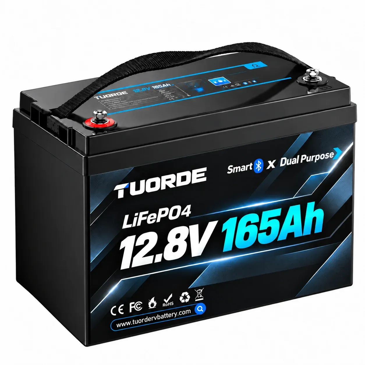 12V 165Ah Dual-Purpose Marine LiFePO4 Battery