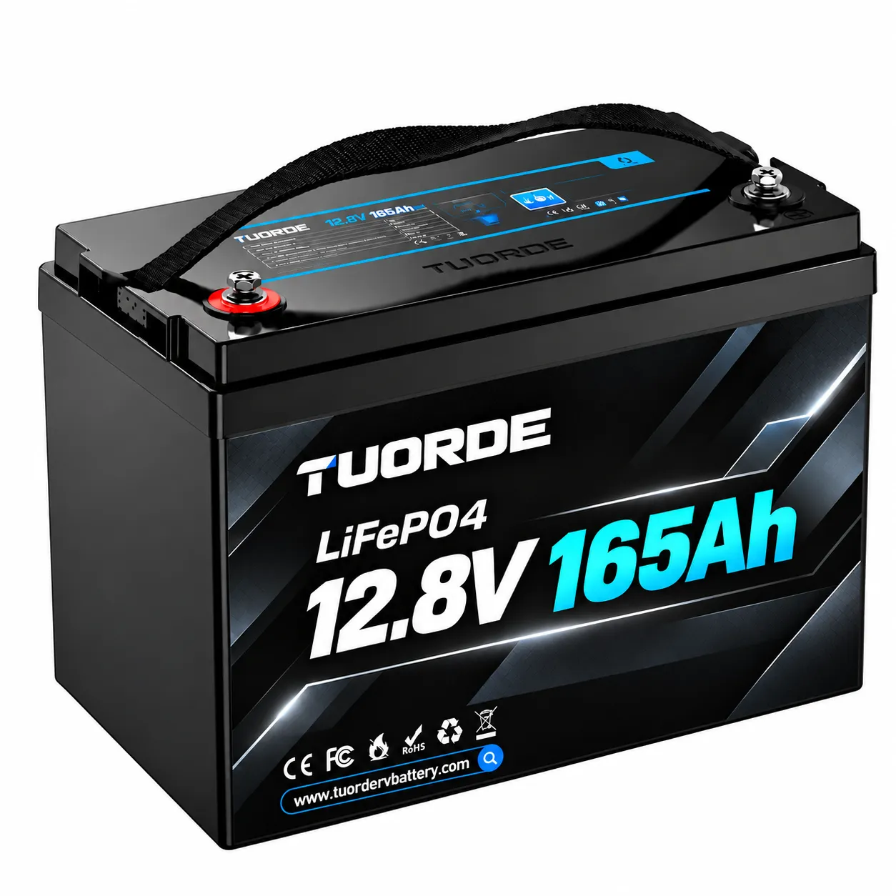 12V 165Ah Smart Self-Heating LiFePO4 RV Battery