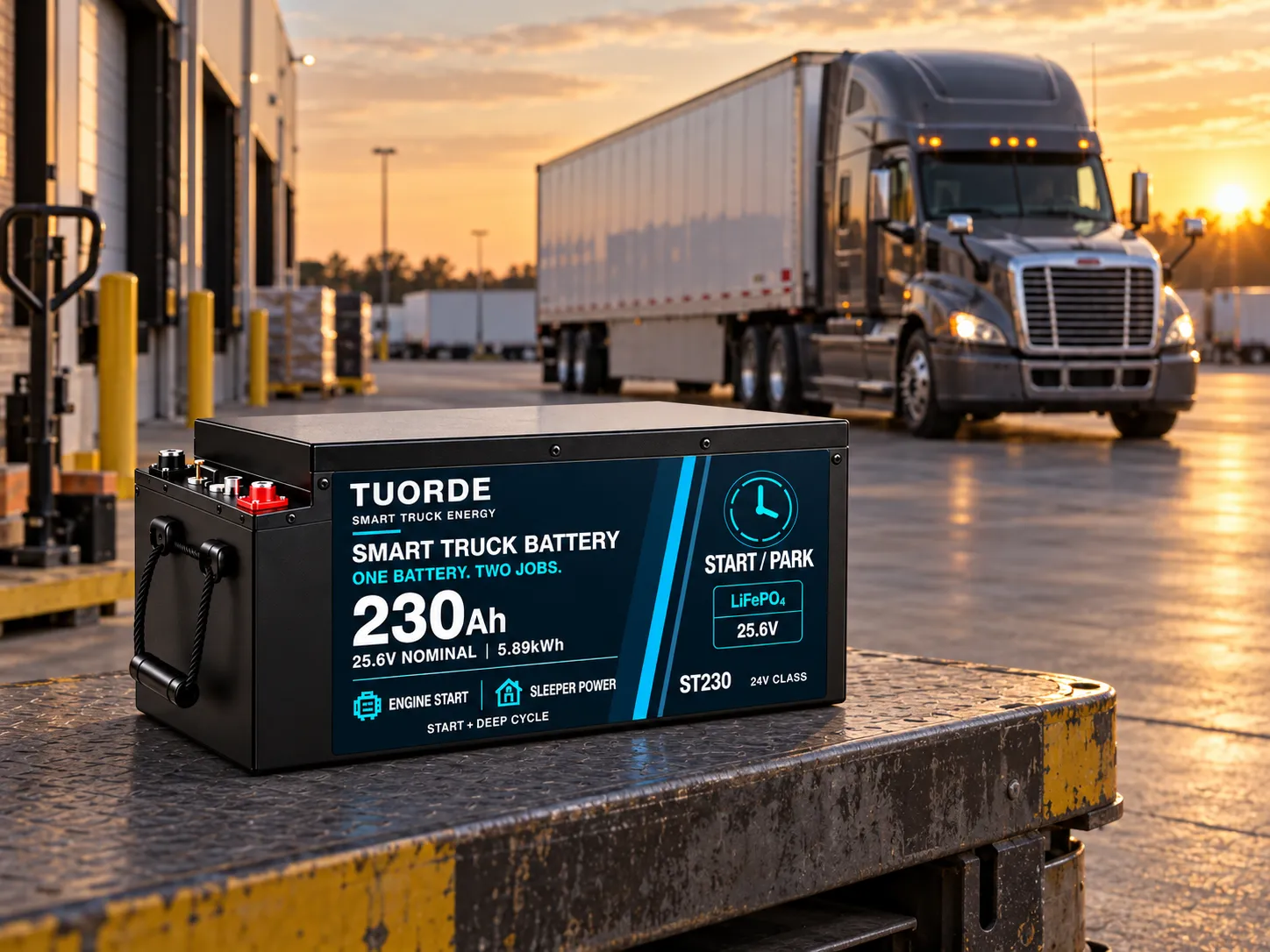 Smart Lithium Power for Trucks